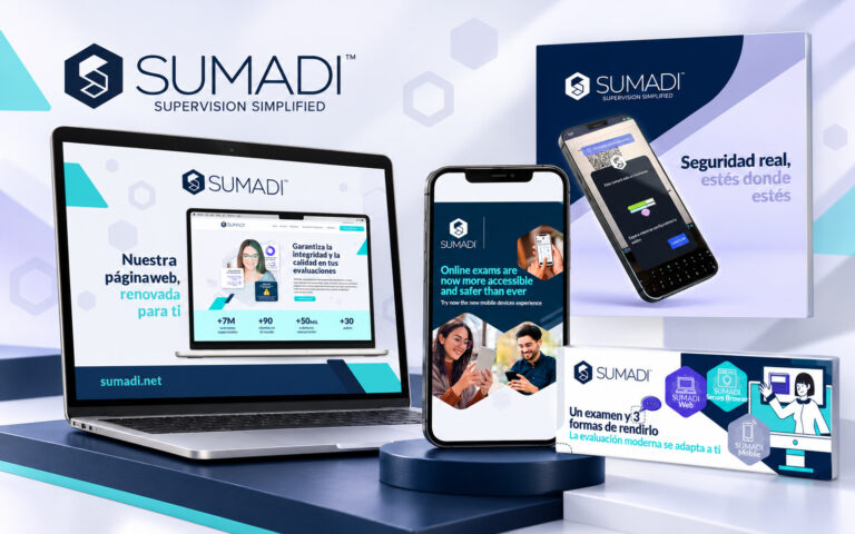 Piezas para redes sociales diseñadas para SUMADI